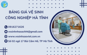 Bảng giá vệ sinh công nghiệp Hà Tĩnh