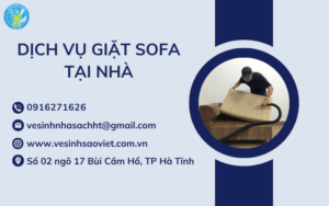 Dịch vụ giặt sofa tại nhà