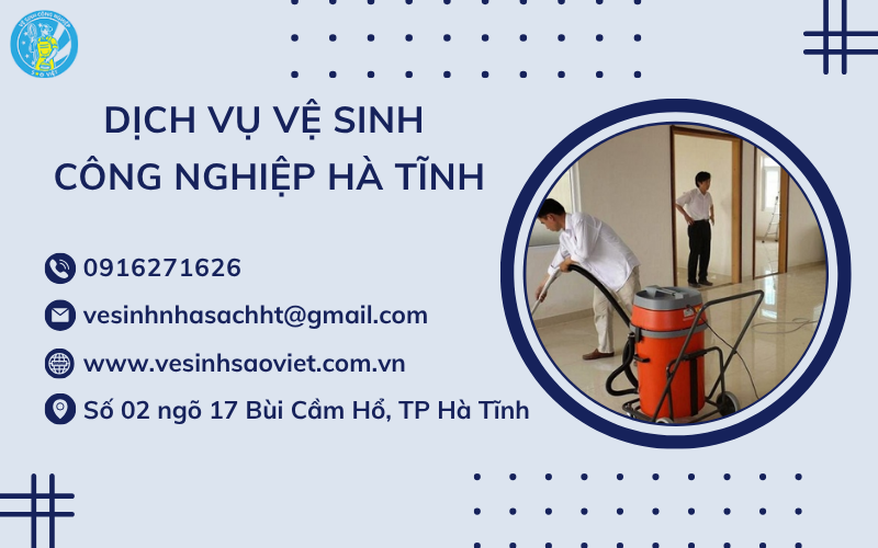 Dịch vụ vệ sinh công nghiệp Hà Tĩnh