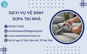 Dịch vụ vệ sinh sofa tại nhà