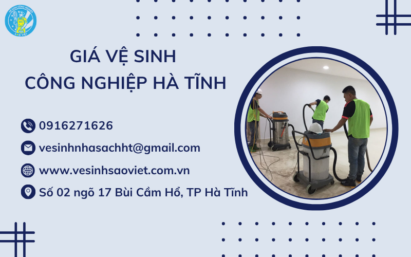 Giá vệ sinh công nghiệp Hà Tĩnh
