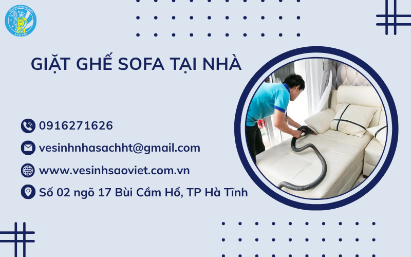 Giặt ghế sofa tại nhà