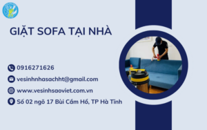 Giặt sofa tại nhà