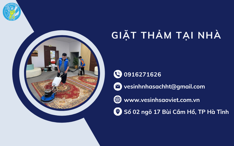 Giặt thảm tại nhà