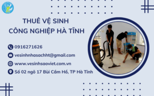 Thuê vệ sinh công nghiệp Hà Tĩnh