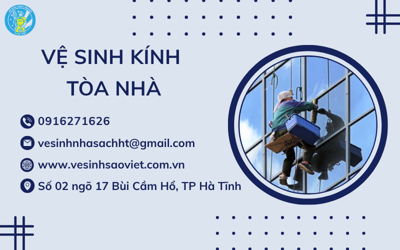 Vệ sinh kính tòa nhà