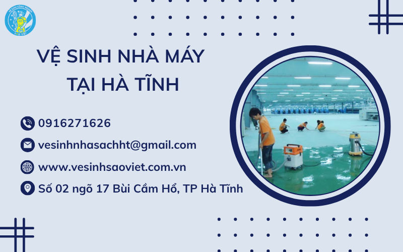 Vệ sinh nhà máy tại Hà Tĩnh