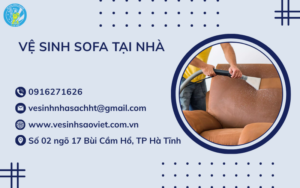 Vệ sinh sofa tại nhà