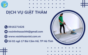 dịch vụ giặt thảm