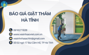 Báo giá giặt thảm Hà Tĩnh