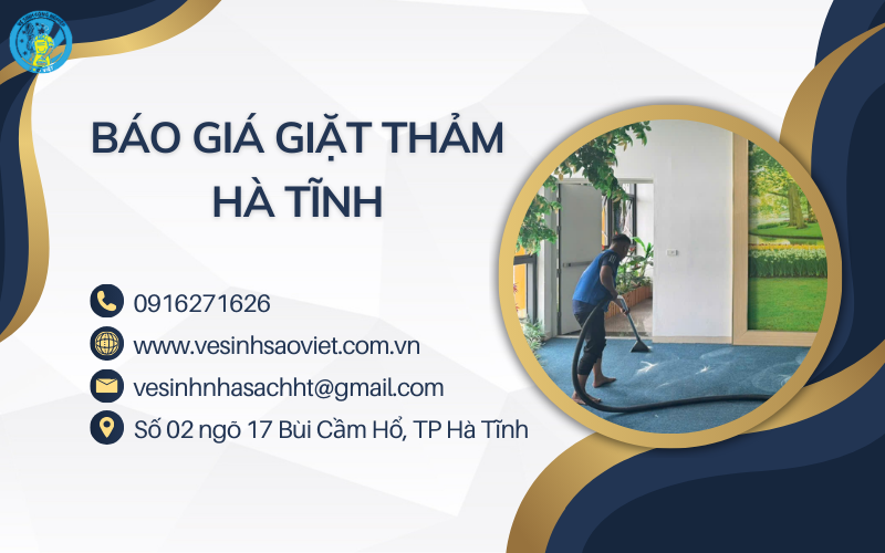 Báo giá giặt thảm Hà Tĩnh