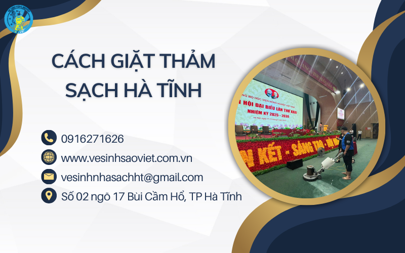 Cách giặt thảm sạch Hà Tĩnh