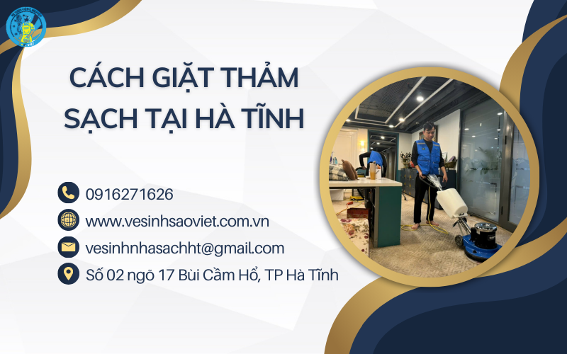 Cách giặt thảm sạch tại Hà Tĩnh