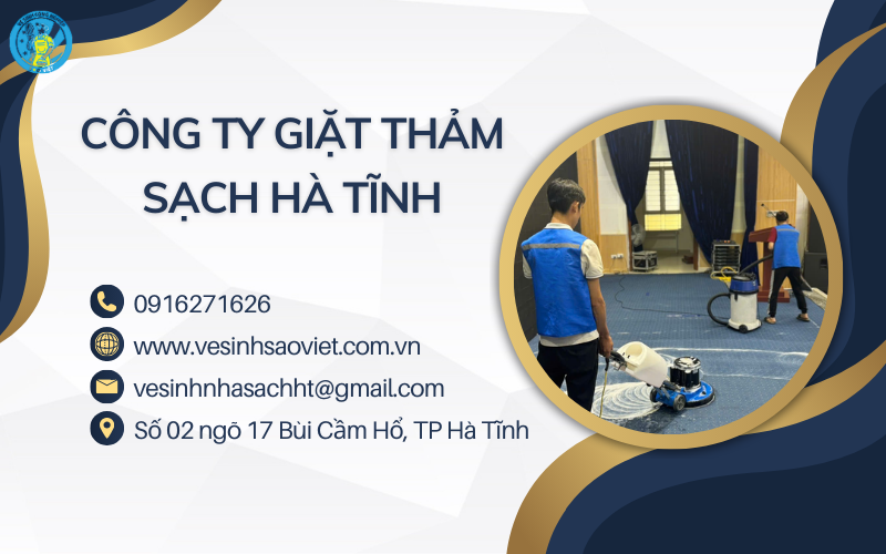 Công ty giặt thảm sạch Hà Tĩnh