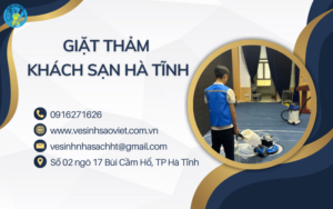 Giặt thảm khách sạn Hà Tĩnh