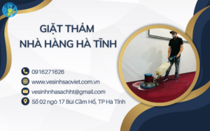 Giặt thảm nhà hàng Hà Tĩnh