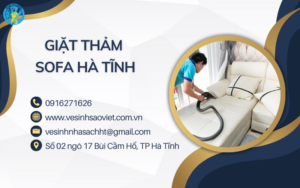 Giặt thảm sofa Hà Tĩnh