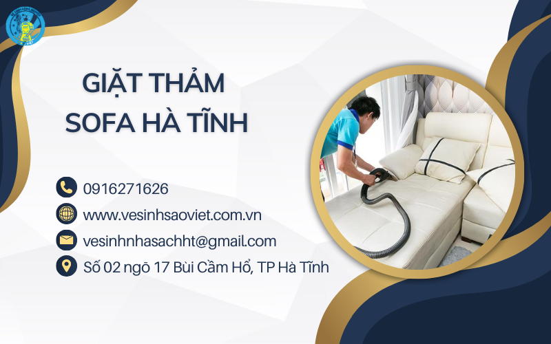 Giặt thảm sofa Hà Tĩnh