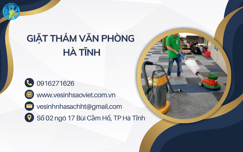 Giặt thảm văn phòng Hà Tĩnh