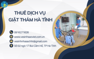 Thuê dịch vụ giặt thảm Hà Tĩnh