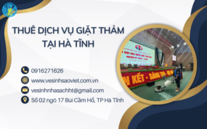 Thuê dịch vụ giặt thảm tại Hà Tĩnh