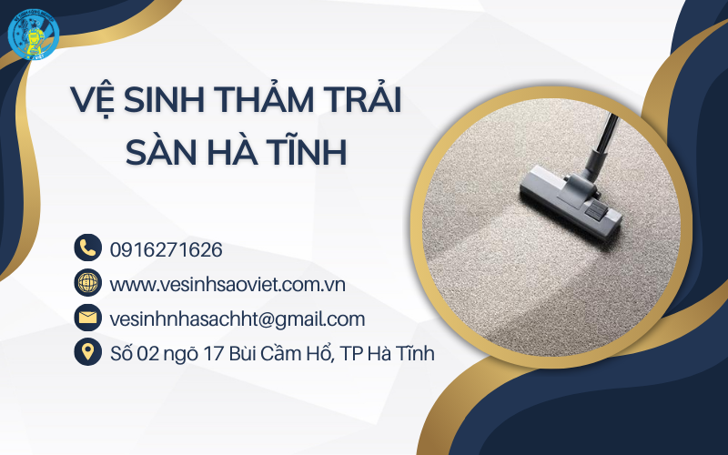 Vệ sinh thảm trải sàn Hà Tĩnh