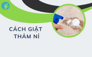 cách giặt thảm nỉ
