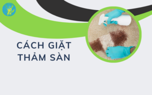 cách giặt thảm sàn