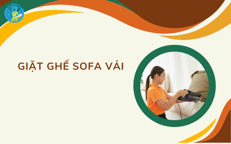 Giặt ghế sofa bằng vải
