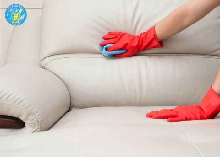 Loại bỏ vết ố trên ghế sofa da (1)