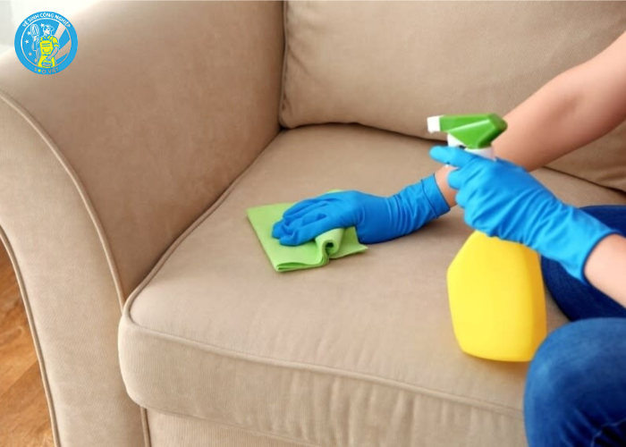 Loại bỏ vết ố trên ghế sofa da (2)