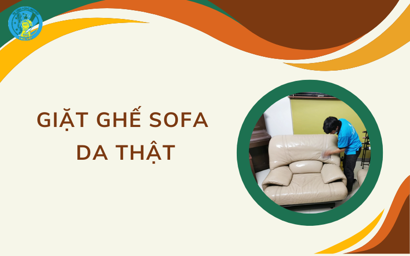 giặt ghế sofa da thật