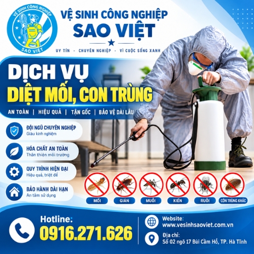 Dịch vụ diệt mối, con trùng