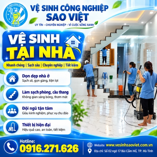 Vệ sinh tại nhà